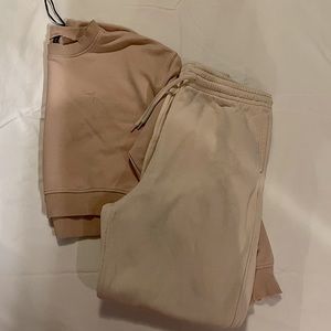 2 Toned  “smile “ Sweatsuit